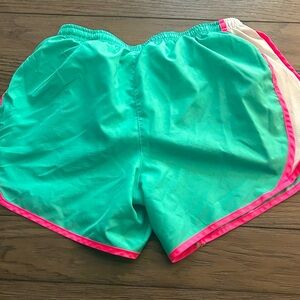 nike green and pink shorts